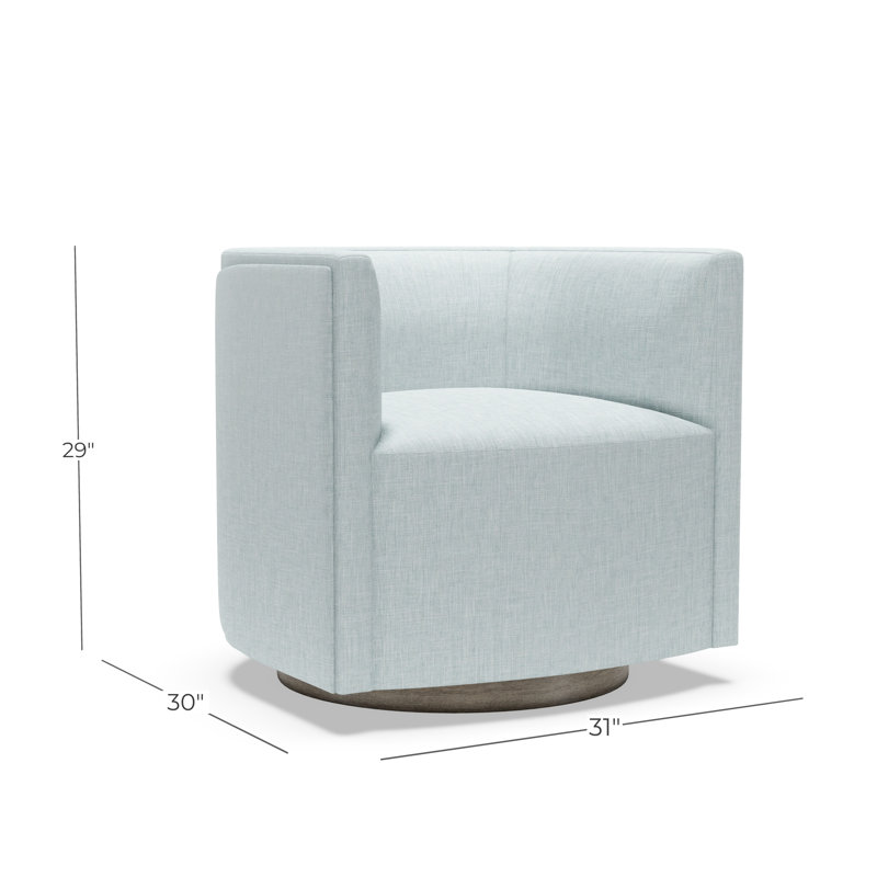 Ingrid Swivel Chair, 2368-21, Harbor Gray