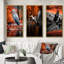 «Heron Graceful Waters», 3 pièces sur toile-538510289-538510254