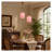 1-light Mid Century Modern Brass Pendant Light