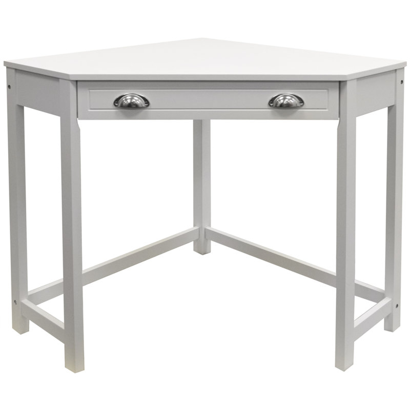 Bunker Hill Corner Writing Desk, White
