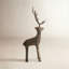 Cerf debout en fonte-791046957