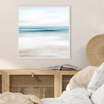 «Abstract Beach» par Elena Chukhlebova, reproduction d'art sur toile encadrée