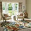 Wool Floral Area Rug-1542581657