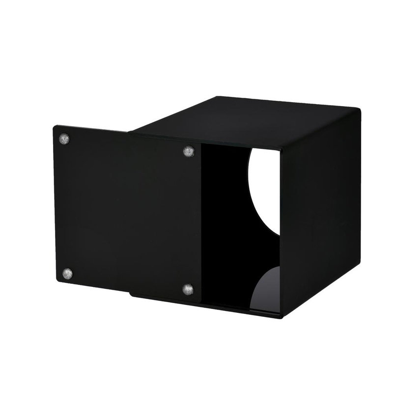 Black Frosted Acrylic Tissue Box Holder Set of 3