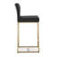 Upholstered Counter Stool with Metal Frame-2082654162-2082654166