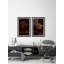Girl And Tropical Leaves - 2 Piece Single Picture Frame Print Set-87414349