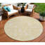 Tapis d'intérieur rond 8 pi