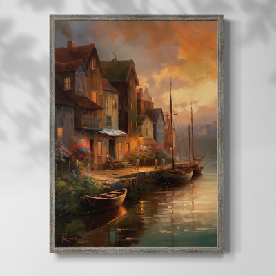 LANDSCAPES Series CCLXXV Framed Print - Solid Wood