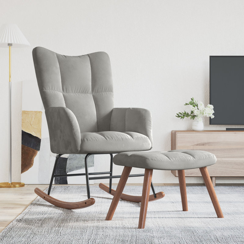 Chaise berçante, Gris clair