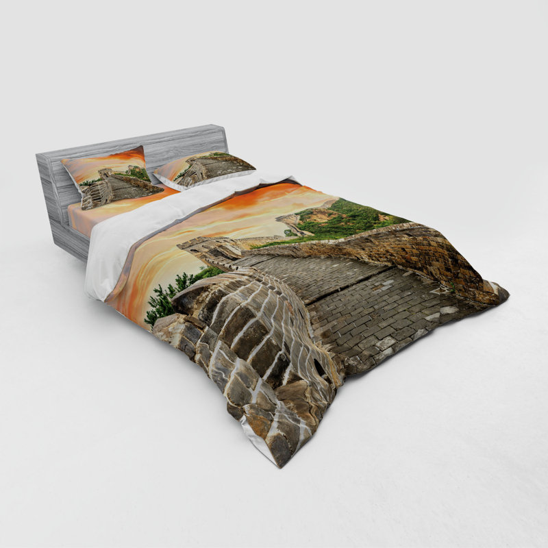 Eclectic Polyester Duvet Cover, Queen Duvet Cover + 3 Additional Pieces