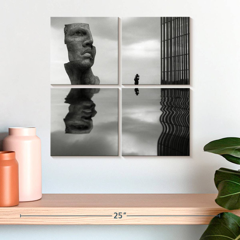 Leisha Face Reflection, 18" H x 18" W