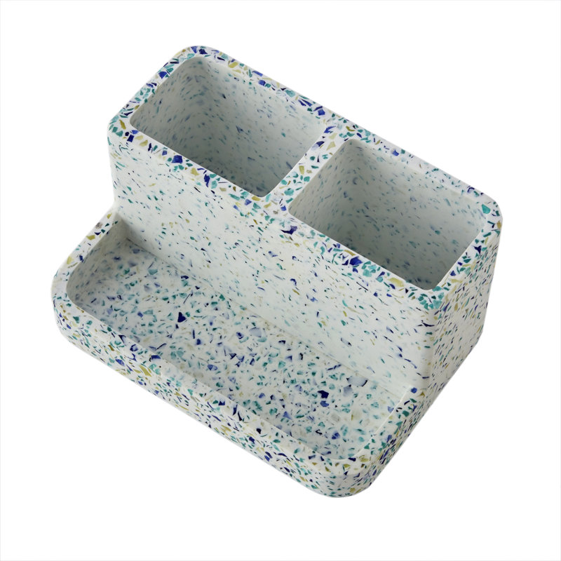 Speckled Terrazzo Toothbrush Holder