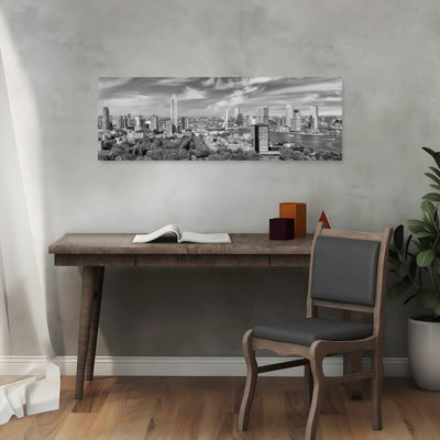 Paysage urbain moderne, paysage urbain abstrait, architecture contemporaine, art mural