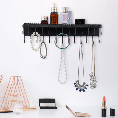 26 Hook Metal Wall Mounted Jewellery Holder