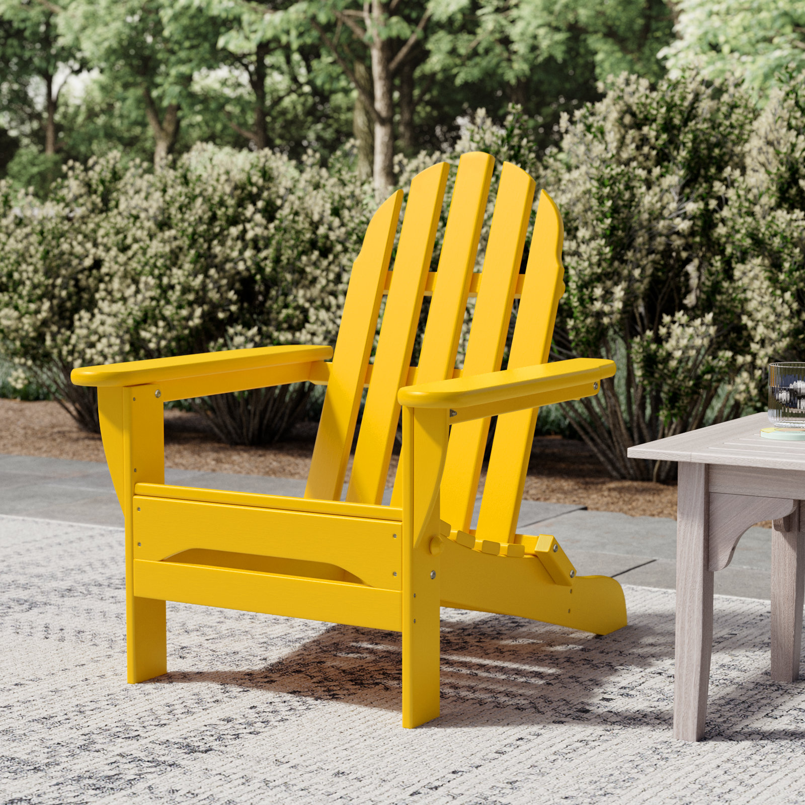 POLYWOOD® Classics Adirondack Chair, Lemon