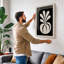 Geometric Vessel Art Deco 1 Piece Wrapped Canvas Wall Art-971721690-971721689