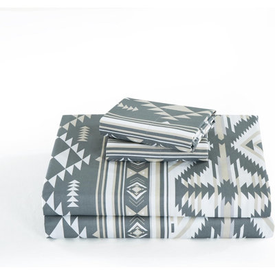 Southwestern Geometric Printed Microfiber Bed Sheet Set