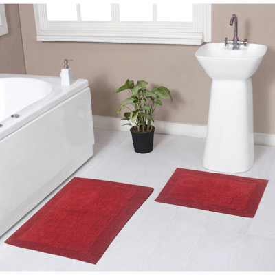 Luxury Collection 100% Cotton Reversible Bath Rug