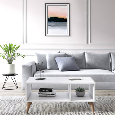 Four Leg Coffee Table with Storage