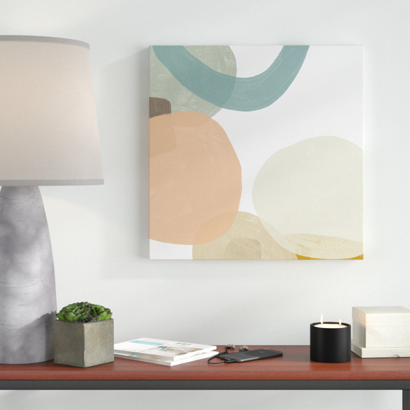 Platelet II by June Erica Vess - Wrapped Canvas Painting, 51cm H x 51cm W