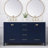 Irene 60'' Double Bathroom Vanity with Engineered Marble Top-1115106277