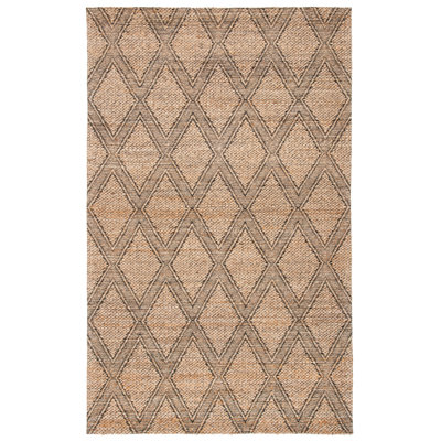 Tapis naturel / noir Ilenna