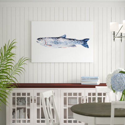 " Freckled Trout III " by Emma Scarvey Painting Print
