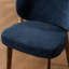 Chaise de salle à manger rembourrée de 20,1 po de largeur, fauteuil d'appoint à haut dossier, sans accoudoirs et pieds en bois massif pour salle à manger, meuble-lavabo, beige, ensemble de 2-1023649124-1024457919