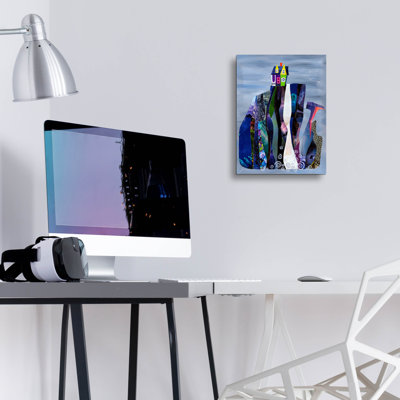 Epic Art 'Up 4' By Artpoptart Acrylic Glass Wall A " Up 4 " by Artpoptart