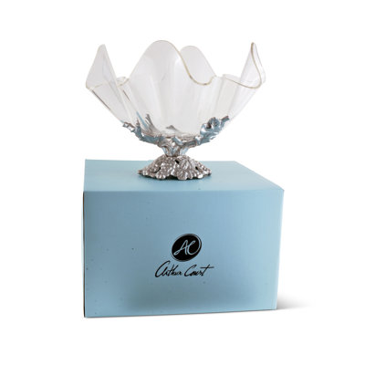 Arthur Court Designs Grape Aluminum Fruit Bowl
