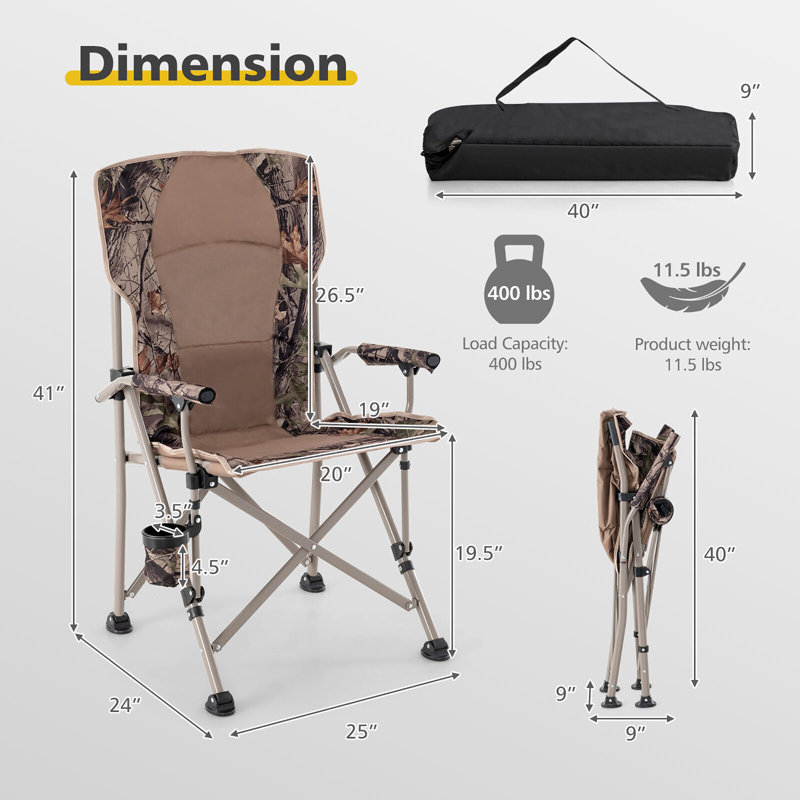 Nusrat Folding Camping Chair