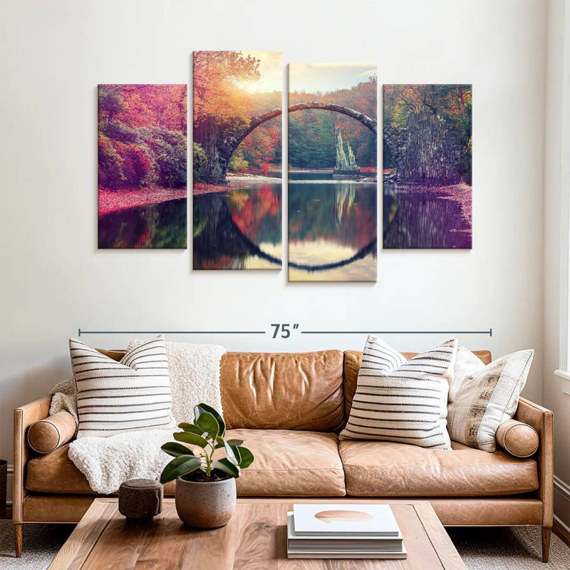 Lilie Sunset At Devil's Bridge, 42" H x 68" W