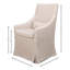 Chaise avec accoudoirs rembourrée en lin Brera-1009161628