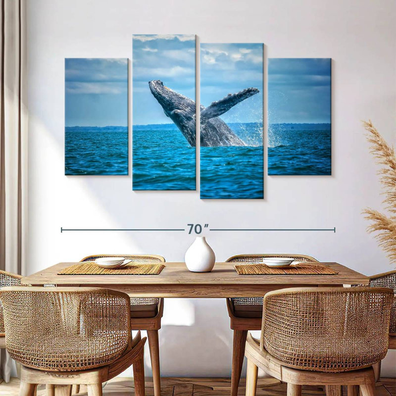 Brampt Pacific Humpback Whale, 42" H x 68" W