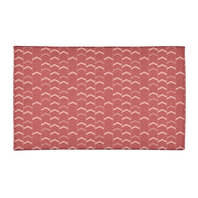 Chenille Chevron Indoor Rug