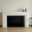 Foyer autoportant en bois massif beige-1641587569