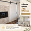 Porte de grange coulissante double 84 po H-121685421-121450071-123097392