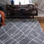 Tapis géométrique gris-1210951338