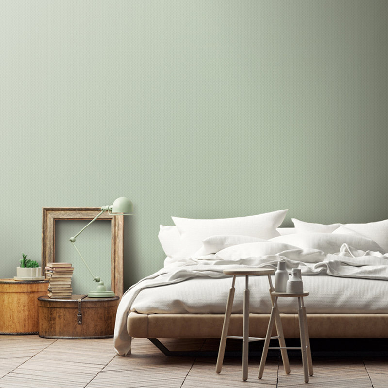 Asbury 10.05m x 53cm Matte Wallpaper Roll, Light Green