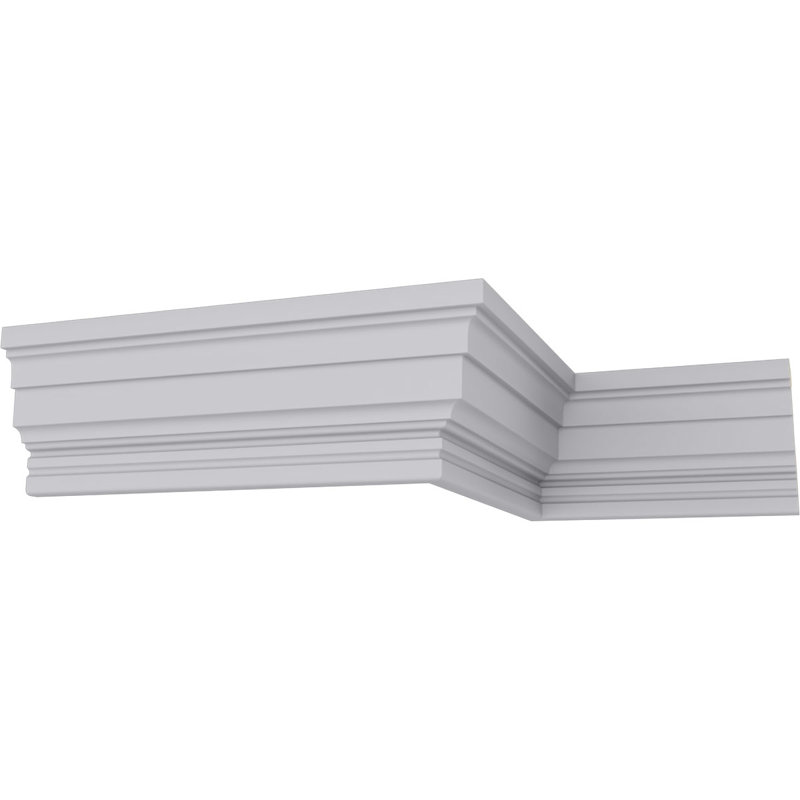 Primed Architectural Urethane Crown Moulding 7-ft 10-1/2-in