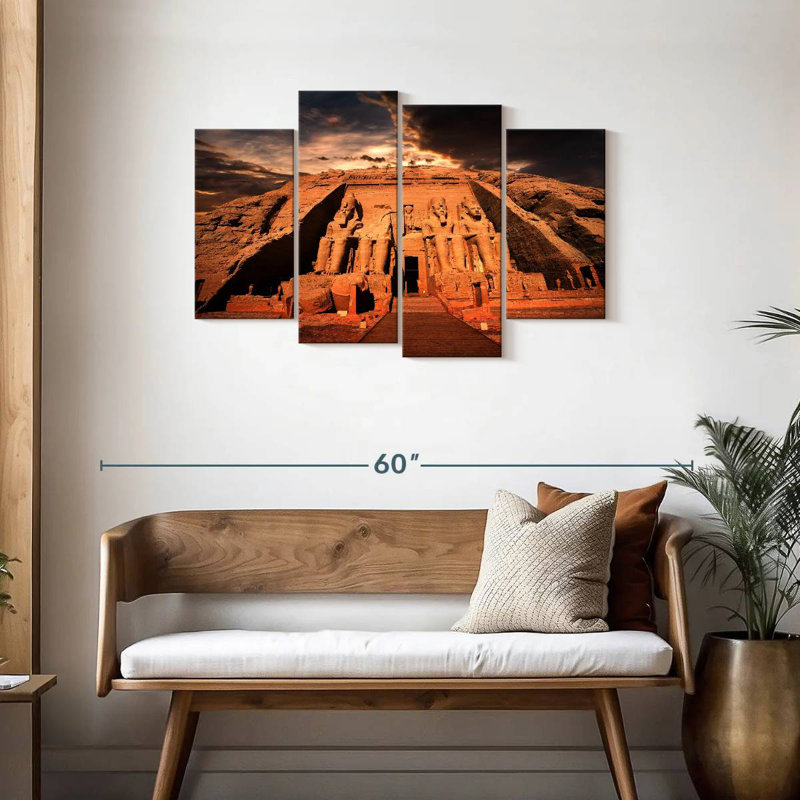 Adella Abu Simbel Temples, 27" H x 43" W