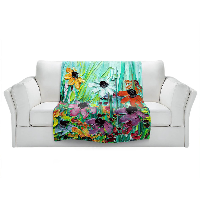 Hand Woven Throw Blanket, 51" x 60"