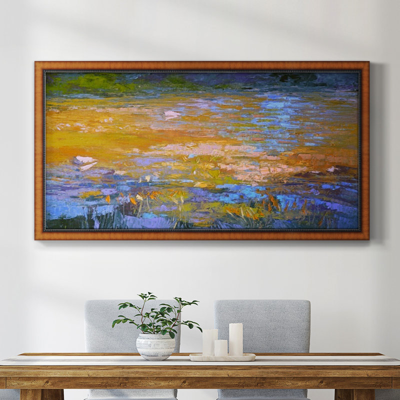 " Indian Summer " Print, 25" H x 45" W x 2.5" D