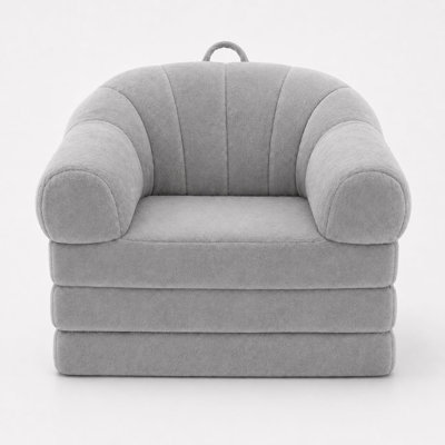 Canapé-lit 2 en 1 pliant, canapé-lit convertible avec accoudoirs en U, canapé de plancher pliable avec poignée, sans assemblage pour le salon, la chambre à coucher, l’appartement