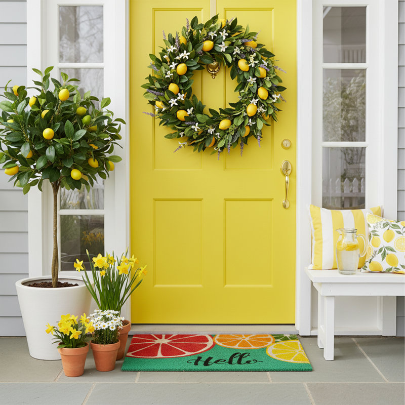 Fruit Hello Doormat 17' x 29'