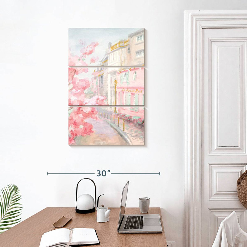 Nicci Pastel Paris II, H 32 po x l 20 po
