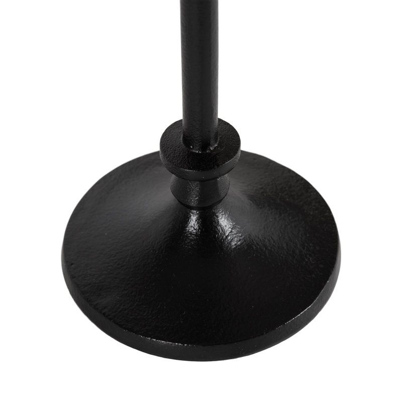 Chandelle conique en aluminium, Noir