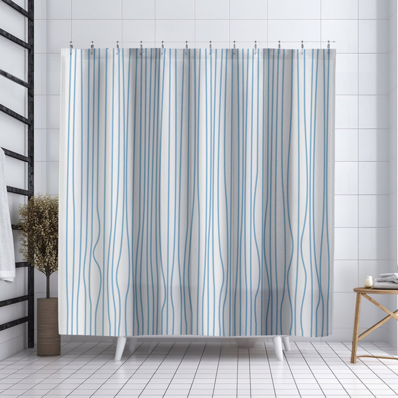 Coco Shower Curtain, Blue