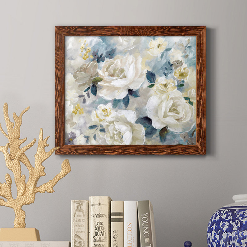 Simple Bright and Bold - Cadre photo, reproduction d'art sur toile, H 20 po x l 17 po x P 1,5 po, Cadre en érable
