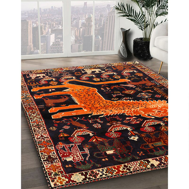 Nakkashian Southwestern Indoor Rug, Rectangle 7' x 9'